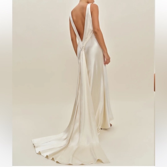 Reformation Dresses & Skirts - Reformation Margot Silk Dress Bridal Size 4